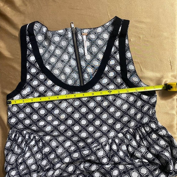 Free People Black and White Sleeveless Tank Top - Picture 5 of 11